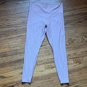 all in motion Dusty Mauve Ribbed shimmery Leggings
